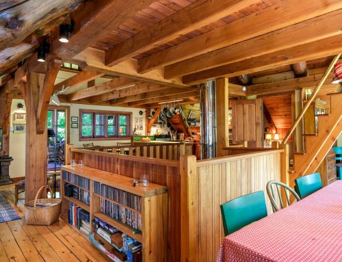 View of Center of Chalet from Dining Room–216 St. Michael’s Place