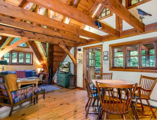 View from top of stairs to Sun Room–216 St. Michael’s Place